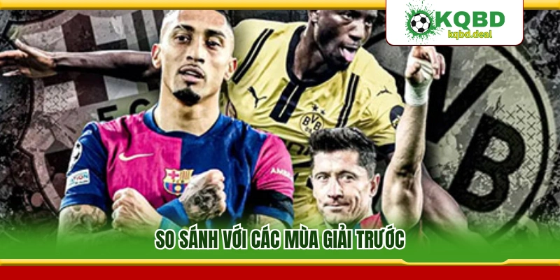 Đối chiếu với những mùa C1 trước đó
